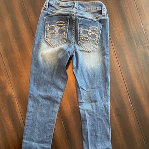 Bebe Skinny Mid-Rise Jeans